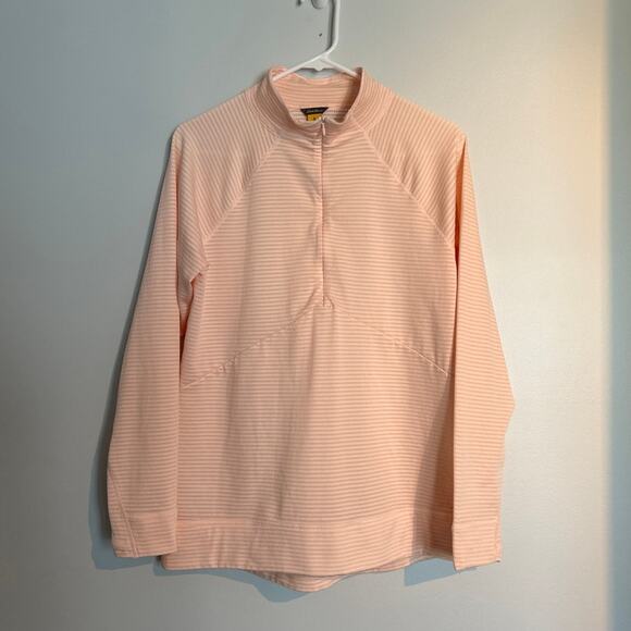 Eddie Bauer Performance Quarter Zip Pullover, Light Pink, Women’s Medium - Picture 1 of 6